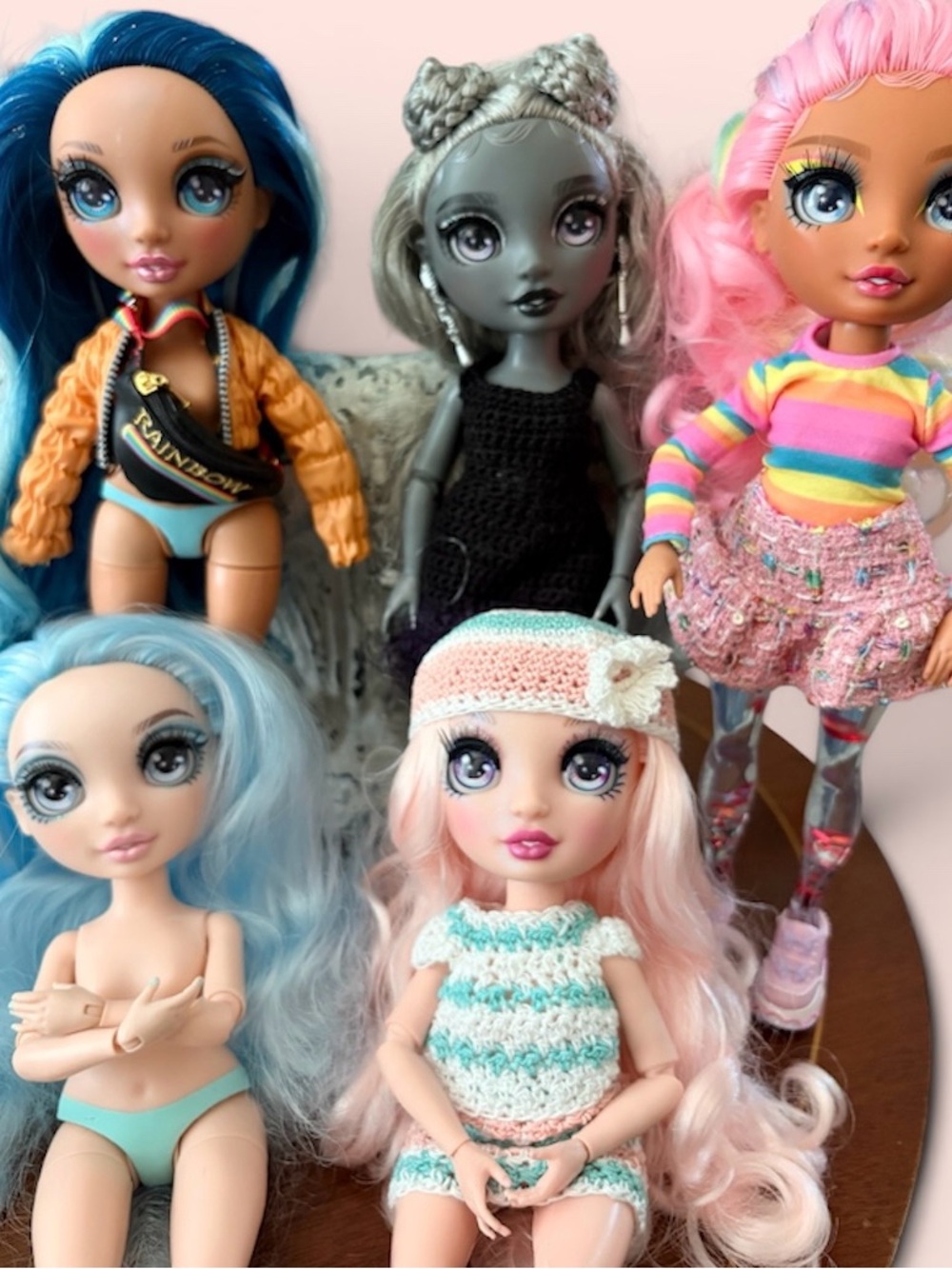 Gabriella Icely Rosetta Luna Madison Bella Parker Skylar Bradshaw rainbow high
